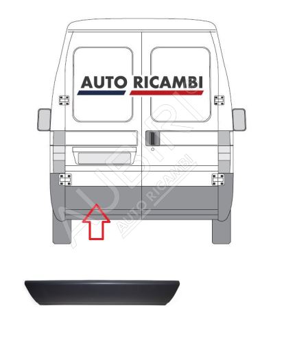 Baguette de protection Fiat Ducato 2002-2006 arrière, porte gauche