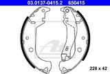 Mâchoires de frein Fiat Doblo 2000-2005 arrière, 228 mm (1)