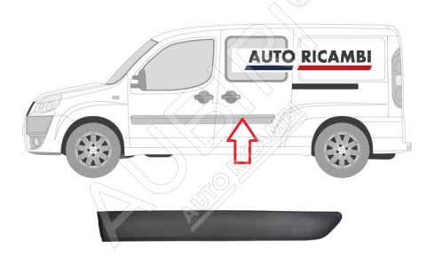 Baguette de protection Fiat Doblo 2005-2010 gauche, porte arrière