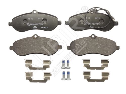 Plaquettes de frein Fiat Scudo 2007-2016 1.6/2.0D avant, 1 capteur, avec accessoires