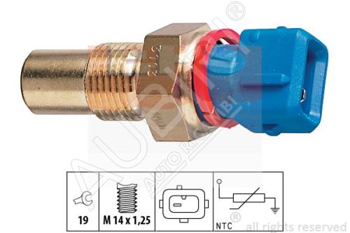 Sonde de température, liquide de refroidissement Fiat Ducato 230 1.9