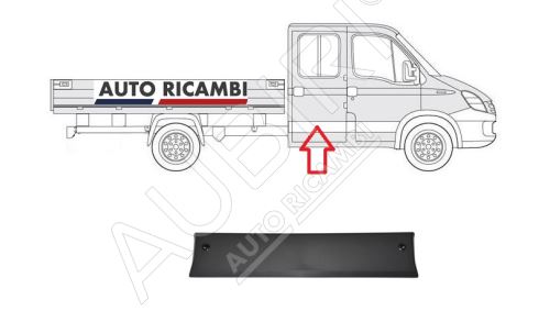 Baguette de protection Iveco Daily 2000-2014 gauche/droit, porte arrière - cabine double