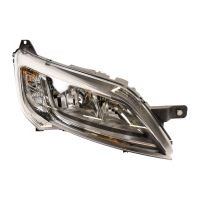 Phare avant Fiat Ducato depuis 2014 droit H7+H7 cadre argenté, sans LED Phare avant Fiat Ducato depuis 2014 droit H7+H7 cadre argenté, sans LED