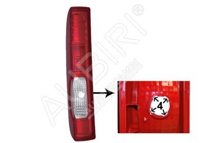 Feu arrière Renault Trafic 2006-2014 gauche sans porte-ampoules, 4 rainures