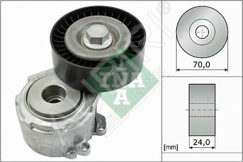 Poulie-tendeur, courroie trapézoïdale à nervures Fiat Ducato 244 2.0 JTD sans A/C