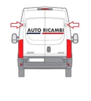 Charnière de porte Iveco Daily depuis 2014 arrière, gauche/droite supérieu, 180°